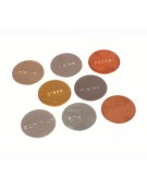 Stamped Metal Disc Set 25mm - Pk8