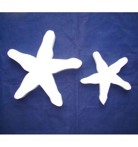 Polystyrene Star Fish Flat 20x2cm