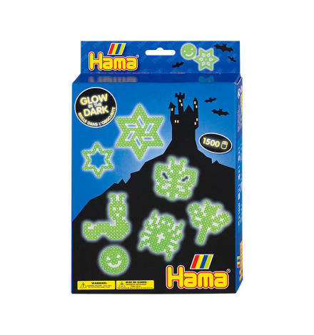 Hama Beads Glow in the Dark Gift Set