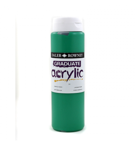 Acrylic Paint Graduate 500ml - Emerald Green