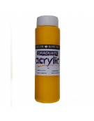 Acrylic Paint Graduate 500ml - Candium Yellow