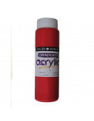 Acrylic Paint Graduate 500ml - Cadmium Red