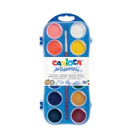 Water color paints set 12pcs - Carioca