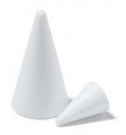 Polystyrene Cone 9x21cm