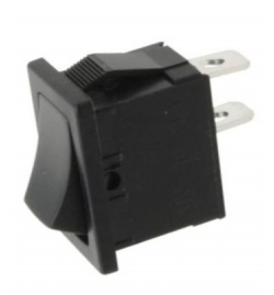 Rocker Switch Mini 2p (On)-Off