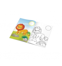 Coloring Book A4 Animals 24pages - Luna