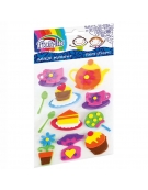 Foam Stickers Farm Sweets / Cups