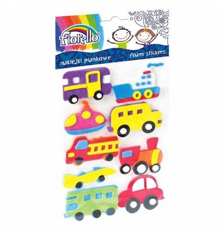 Foam Stickers Farm Cars / Boats