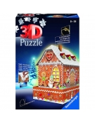 3D Puzzle Night Edition 216pcs Gingerbread House