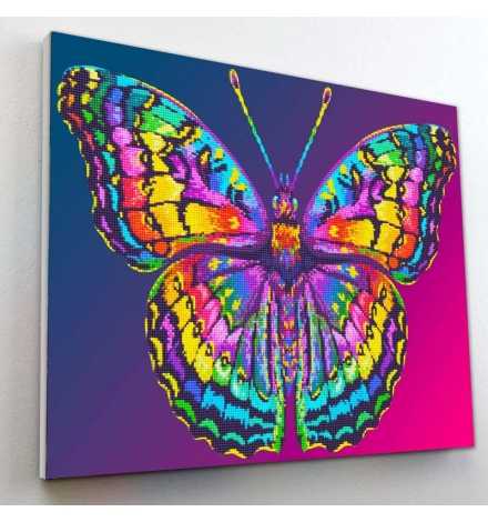 Diamond Painting Kit on Canvas 30x40cm Butterfly