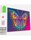 Diamond Painting Kit on Canvas 30x40cm Butterfly