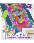 Diamond Painting Kit σε καμβά 30x40cm Γάτα