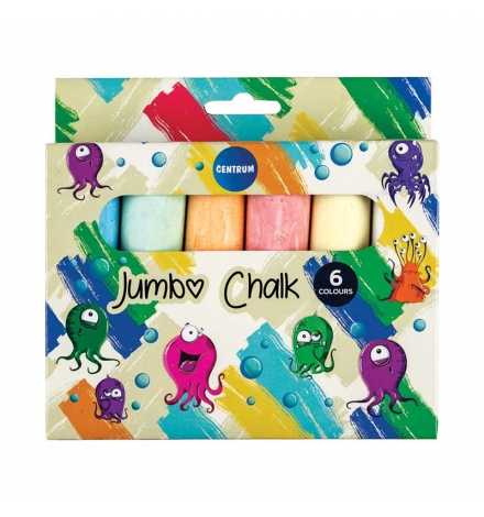 Jumbo Chalk Color in bucket 6pcs Centrum