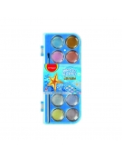 Water color paints set 12pcs Metallic Keyroad