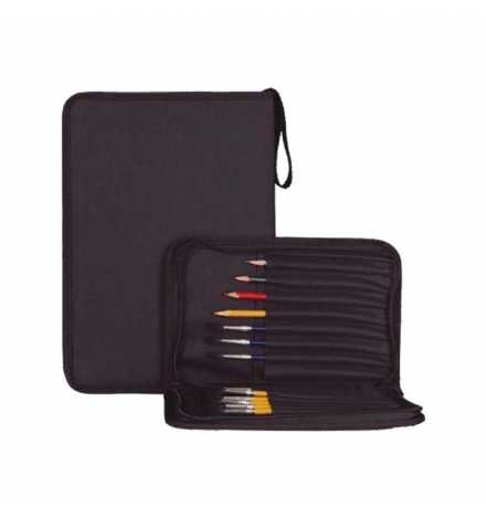 Paint brush bag holder 17.6x25.6cm Black