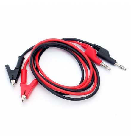 Test Probe cable Banana / Crocodile 1m 15A