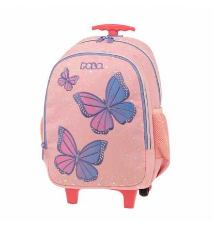 Backpack Trolley Junior Little Pink Butterfly