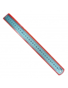 Ruler Metallic 30cm Flat