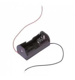 Battery Holder 1 x D Flat with Wire Leads