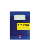 Exercise Book A5 80 sheets Soft Cover 4+1 free  - Camel