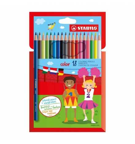 Pencils Colored Set 18pcs - Stabilo