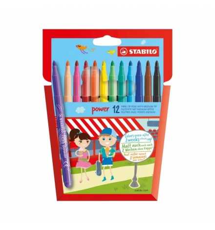 Medium felt-tip Markers 12pcs - Stabilo