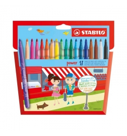 Μαρκαδόροι γενικής χρήσης Felt-tip 18pcs - Stabilo