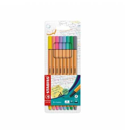 Fineliner Markers point 88 Stabilo 8pcs