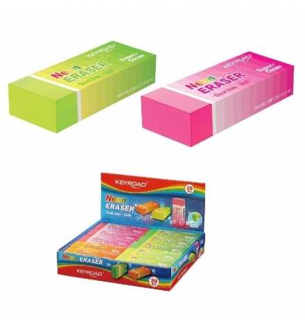 Eraser NEON 60x22mm Keyroad