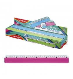 Ruler Plastic - Aluminium 30cm