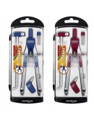 Metallic Compas Set 4pcs Keyroad