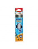 Pencils Black Lead HB 12pcs - Keyroad