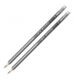 Pencils Black Lead with eraser HB 12pcs - Keyroad