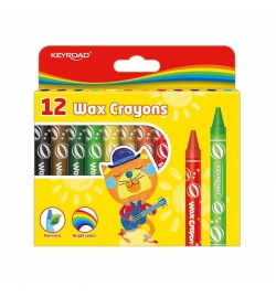 Wax Crayons 12 colors - Keyroad