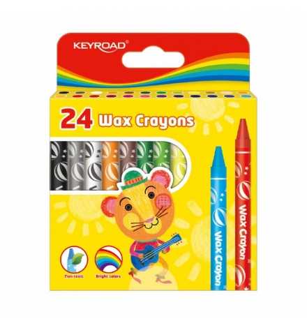 Wax Crayons 24 colors - Keyroad