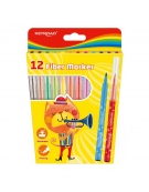 Fiber Markers 12pcs - Keyroad