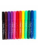 Fiber Markers  Jumbo 12pcs - Keyroad