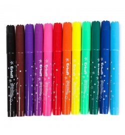 Fiber Markers  Jumbo 12pcs - Keyroad