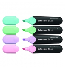 Highlighter Job wallet 4 Pastel colors