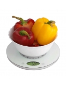 Digital kitchen scale with quartz clock 5kg - TFA