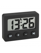 Digital alarm clock with timer and stopwatch TFA