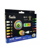 Acrylic Paint Marker Set 12pcs - Fiorello