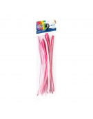 Pipe Cleaners 30cm Assorted Pink 20pcs