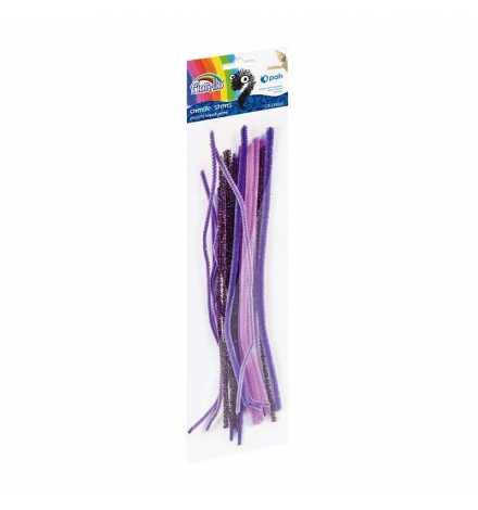 Pipe Cleaners 30cm Assorted Purple 20pcs