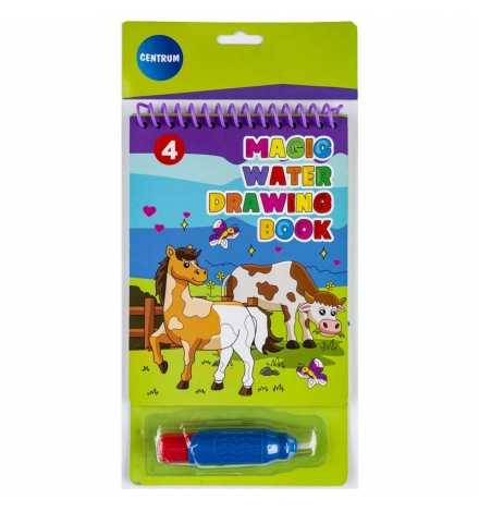 Magic water drawing book 13.7x18.3cm Animals