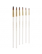 Paint Brush set 6pcs Round Nylon - Centrum