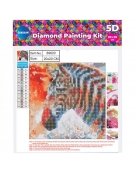 Diamond Painting Kit 20x20cm Ζέβρα