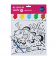 Water Colouring Book 6sheets Sea Animals Centrum