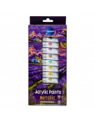 Paints Acrylic Colour Metallic Set 12pcs x 12ml - Centrum