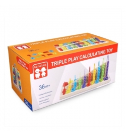 Wooden Triple Play Calculating Toy